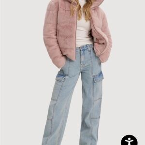 Noize Marina Short Length Vegan Fur Coat